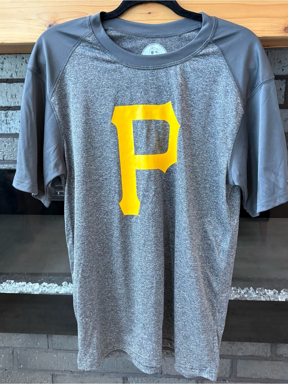Stitches Gray Pittsburgh Pirates Tee
